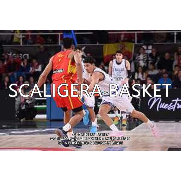 Giordano Bortolani Spagna Spain - Italia Italy 2023 FIBA Basketball World Cup - European Qualifiers FIP 2023 Caceres, 26/02/2023 Foto M.Ceretti / Ciamillo-Castoria