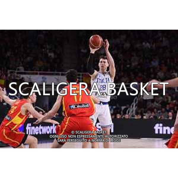 Davide Casarin Spagna Spain - Italia Italy 2023 FIBA Basketball World Cup - European Qualifiers FIP 2023 Caceres, 26/02/2023 Foto M.Ceretti / Ciamillo-Castoria