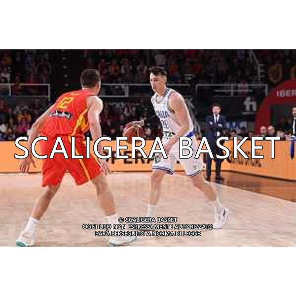 Davide Casarin Spagna Spain - Italia Italy 2023 FIBA Basketball World Cup - European Qualifiers FIP 2023 Caceres, 26/02/2023 Foto M.Ceretti / Ciamillo-Castoria