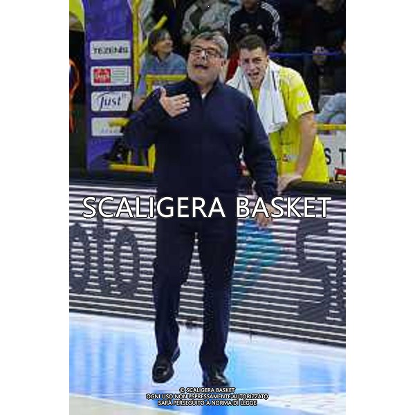 Alessandro Ramagli allenatore Tezenis Verona, Tezenis Verona - Agribertocchi Orzinuovi. Basket Campionato A2 Campionato A2 Rosso AGSM Forum, Verona 22 December 2023. Ph Fotoexpress/Dado Grigolini
