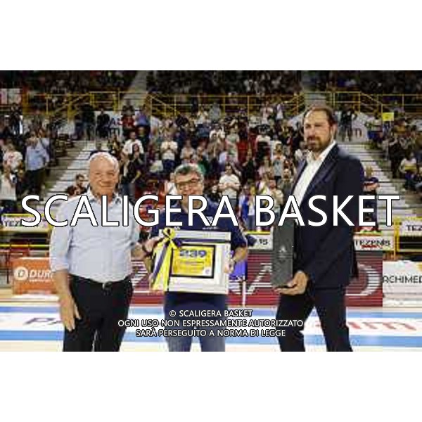 Alessandro Ramagli allenatore Tezenis Verona, Tezenis Verona vs Ferraroni Juvi Cremona. Basket Campionato A2 Rosso AGSM Forum, Verona 14 April 2024. Ph Fotoexpress/Pennacchio