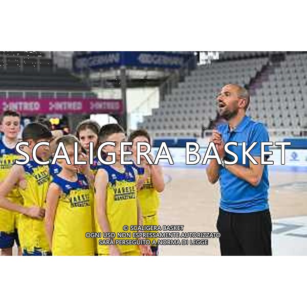 Premiazione Pallacanestro Varese Finale terzo posto Pallacanestro Brescia - Pallacanestro Varese Intred Cup LBA Legabasket Serie A UnipolSAI 2023/2024 - Brescia, 21/04/2024 Gianluca Checchi/Ciamillo-Castoria
