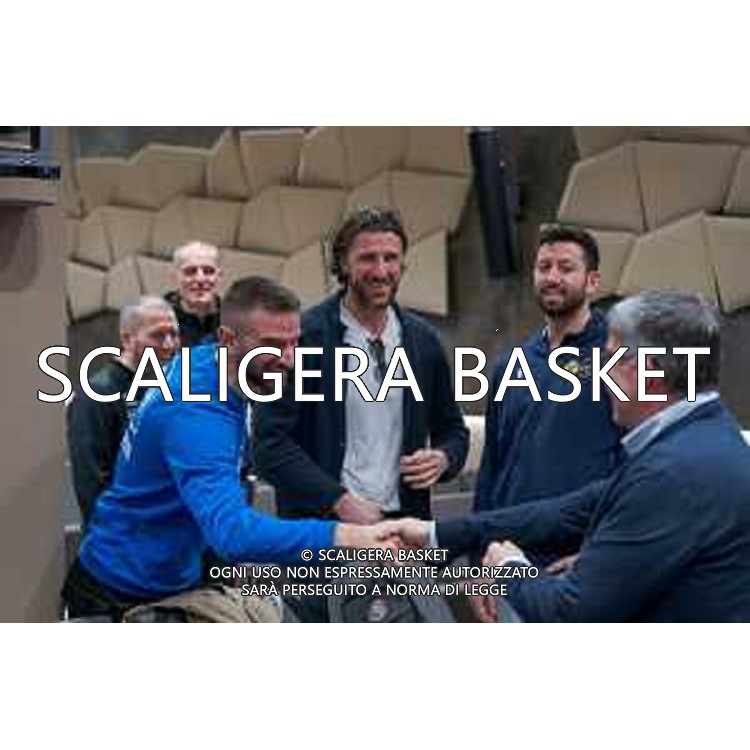 Media Day presentazione Coppa Italia LNP Old Wilde West Rimini 2026 Interventi di coach e capitani di Serie A2 Tezenis Verona/Victoria Libertas Pesaro/Valtur Brindisi/Dole Basket Rimini Serie B Nazionale Elachem Vigevano 1955/Verodol CBD Pielle Livorno/Virtus GVM Roma 1960/La Tecnica Gema Montecatini Rimini. 09/03/2026 Foto Roberto Masi/Ciamillo-Castoria