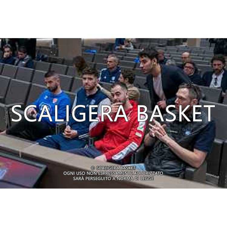 Media Day presentazione Coppa Italia LNP Old Wilde West Rimini 2026 Interventi di coach e capitani di Serie A2 Tezenis Verona/Victoria Libertas Pesaro/Valtur Brindisi/Dole Basket Rimini Serie B Nazionale Elachem Vigevano 1955/Verodol CBD Pielle Livorno/Virtus GVM Roma 1960/La Tecnica Gema Montecatini Rimini. 09/03/2026 Foto Roberto Masi/Ciamillo-Castoria