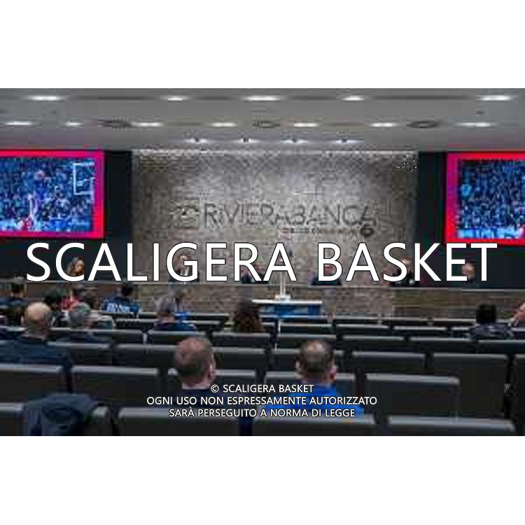 Media Day presentazione Coppa Italia LNP Old Wilde West Rimini 2026 Interventi di coach e capitani di Serie A2 Tezenis Verona/Victoria Libertas Pesaro/Valtur Brindisi/Dole Basket Rimini Serie B Nazionale Elachem Vigevano 1955/Verodol CBD Pielle Livorno/Virtus GVM Roma 1960/La Tecnica Gema Montecatini Rimini. 09/03/2026 Foto Roberto Masi/Ciamillo-Castoria