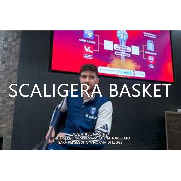 Media Day presentazione Coppa Italia LNP Old Wilde West Rimini 2026 Interventi di coach e capitani di Serie A2 Tezenis Verona/Victoria Libertas Pesaro/Valtur Brindisi/Dole Basket Rimini Serie B Nazionale Elachem Vigevano 1955/Verodol CBD Pielle Livorno/Virtus GVM Roma 1960/La Tecnica Gema Montecatini Rimini. 09/03/2026 Foto Roberto Masi/Ciamillo-Castoria