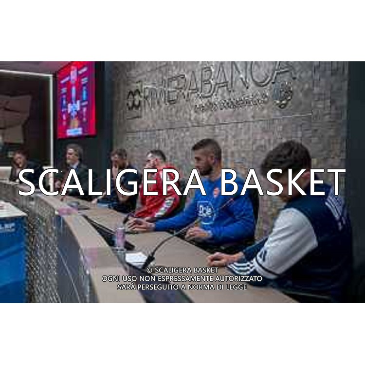 Media Day presentazione Coppa Italia LNP Old Wilde West Rimini 2026 Interventi di coach e capitani di Serie A2 Tezenis Verona/Victoria Libertas Pesaro/Valtur Brindisi/Dole Basket Rimini Serie B Nazionale Elachem Vigevano 1955/Verodol CBD Pielle Livorno/Virtus GVM Roma 1960/La Tecnica Gema Montecatini Rimini. 09/03/2026 Foto Roberto Masi/Ciamillo-Castoria