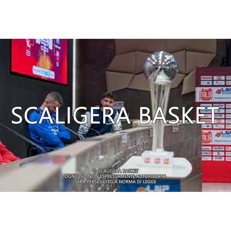 Media Day presentazione Coppa Italia LNP Old Wilde West Rimini 2026 Interventi di coach e capitani di Serie A2 Tezenis Verona/Victoria Libertas Pesaro/Valtur Brindisi/Dole Basket Rimini Serie B Nazionale Elachem Vigevano 1955/Verodol CBD Pielle Livorno/Virtus GVM Roma 1960/La Tecnica Gema Montecatini Rimini. 09/03/2026 Foto Roberto Masi/Ciamillo-Castoria