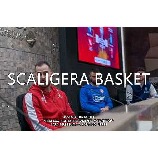 Media Day presentazione Coppa Italia LNP Old Wilde West Rimini 2026 Interventi di coach e capitani di Serie A2 Tezenis Verona/Victoria Libertas Pesaro/Valtur Brindisi/Dole Basket Rimini Serie B Nazionale Elachem Vigevano 1955/Verodol CBD Pielle Livorno/Virtus GVM Roma 1960/La Tecnica Gema Montecatini Rimini. 09/03/2026 Foto Roberto Masi/Ciamillo-Castoria