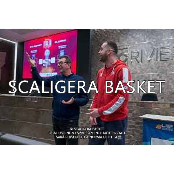 Media Day presentazione Coppa Italia LNP Old Wilde West Rimini 2026 Interventi di coach e capitani di Serie A2 Tezenis Verona/Victoria Libertas Pesaro/Valtur Brindisi/Dole Basket Rimini Serie B Nazionale Elachem Vigevano 1955/Verodol CBD Pielle Livorno/Virtus GVM Roma 1960/La Tecnica Gema Montecatini Rimini. 09/03/2026 Foto Roberto Masi/Ciamillo-Castoria