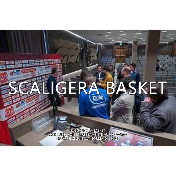 Media Day presentazione Coppa Italia LNP Old Wilde West Rimini 2026 Interventi di coach e capitani di Serie A2 Tezenis Verona/Victoria Libertas Pesaro/Valtur Brindisi/Dole Basket Rimini Serie B Nazionale Elachem Vigevano 1955/Verodol CBD Pielle Livorno/Virtus GVM Roma 1960/La Tecnica Gema Montecatini Rimini. 09/03/2026 Foto Roberto Masi/Ciamillo-Castoria