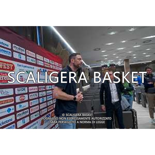 Media Day presentazione Coppa Italia LNP Old Wilde West Rimini 2026 Interventi di coach e capitani di Serie A2 Tezenis Verona/Victoria Libertas Pesaro/Valtur Brindisi/Dole Basket Rimini Serie B Nazionale Elachem Vigevano 1955/Verodol CBD Pielle Livorno/Virtus GVM Roma 1960/La Tecnica Gema Montecatini Rimini. 09/03/2026 Foto Roberto Masi/Ciamillo-Castoria