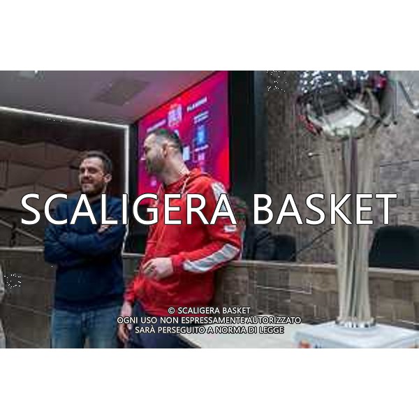 Media Day presentazione Coppa Italia LNP Old Wilde West Rimini 2026 Interventi di coach e capitani di Serie A2 Tezenis Verona/Victoria Libertas Pesaro/Valtur Brindisi/Dole Basket Rimini Serie B Nazionale Elachem Vigevano 1955/Verodol CBD Pielle Livorno/Virtus GVM Roma 1960/La Tecnica Gema Montecatini Rimini. 09/03/2026 Foto Roberto Masi/Ciamillo-Castoria