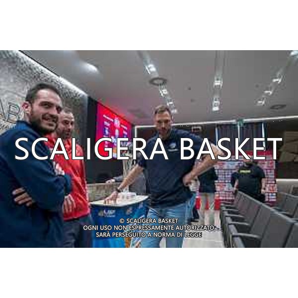 Media Day presentazione Coppa Italia LNP Old Wilde West Rimini 2026 Interventi di coach e capitani di Serie A2 Tezenis Verona/Victoria Libertas Pesaro/Valtur Brindisi/Dole Basket Rimini Serie B Nazionale Elachem Vigevano 1955/Verodol CBD Pielle Livorno/Virtus GVM Roma 1960/La Tecnica Gema Montecatini Rimini. 09/03/2026 Foto Roberto Masi/Ciamillo-Castoria